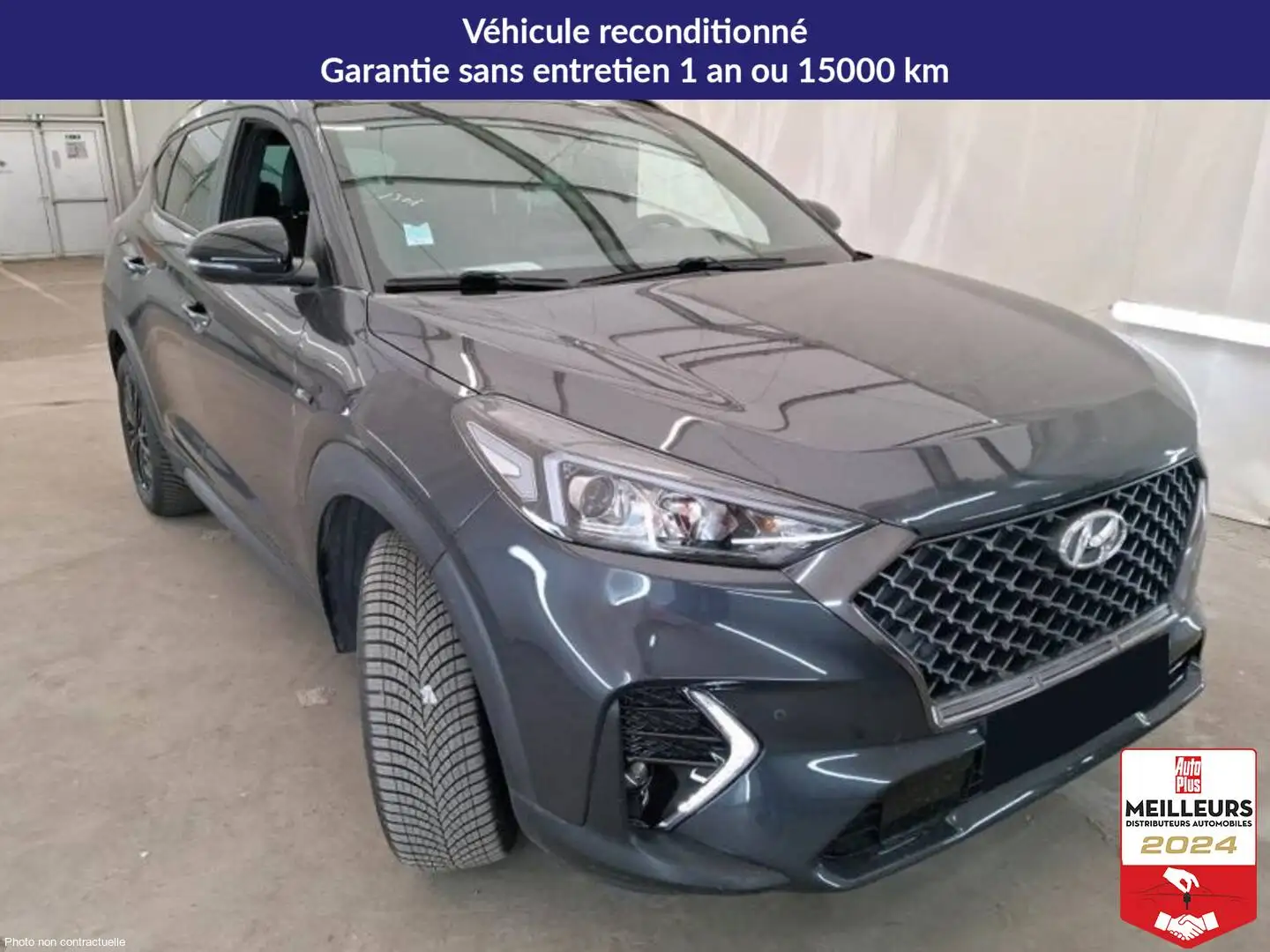 Hyundai TUCSON 1.6 CRDi 115 hybrid 48V N Line Edition Blanc - 2