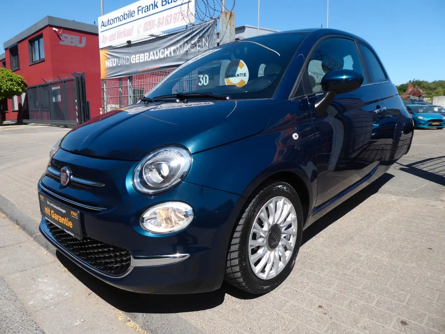Fiat 500 Ellenator Dolcevita, Navi, PDC,TÜV NEU, Garantie Bleu - 1