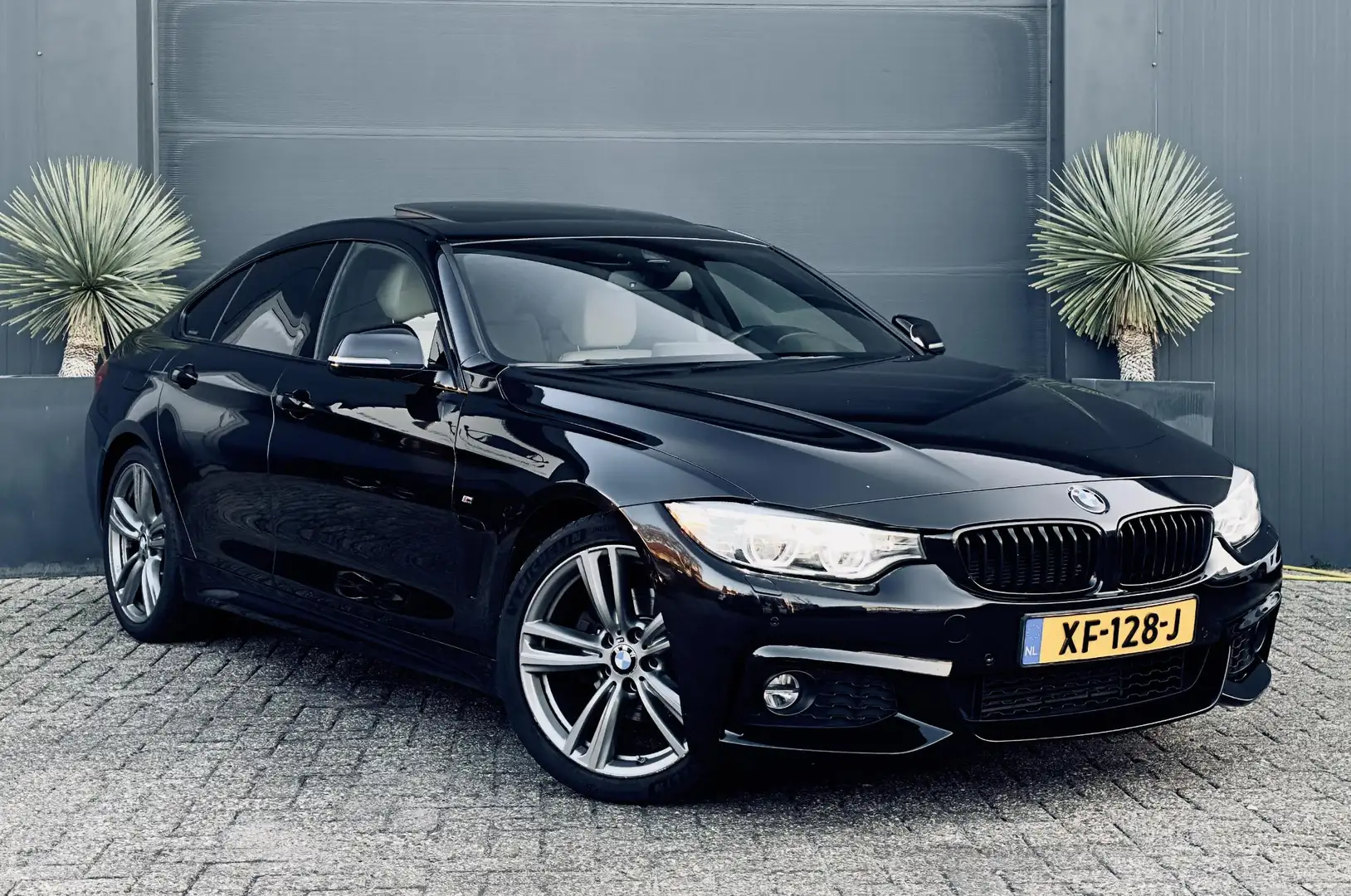 BMW 420 4-serie Gran Coupé 420d M Sport Pano Automaat Zwart - 1