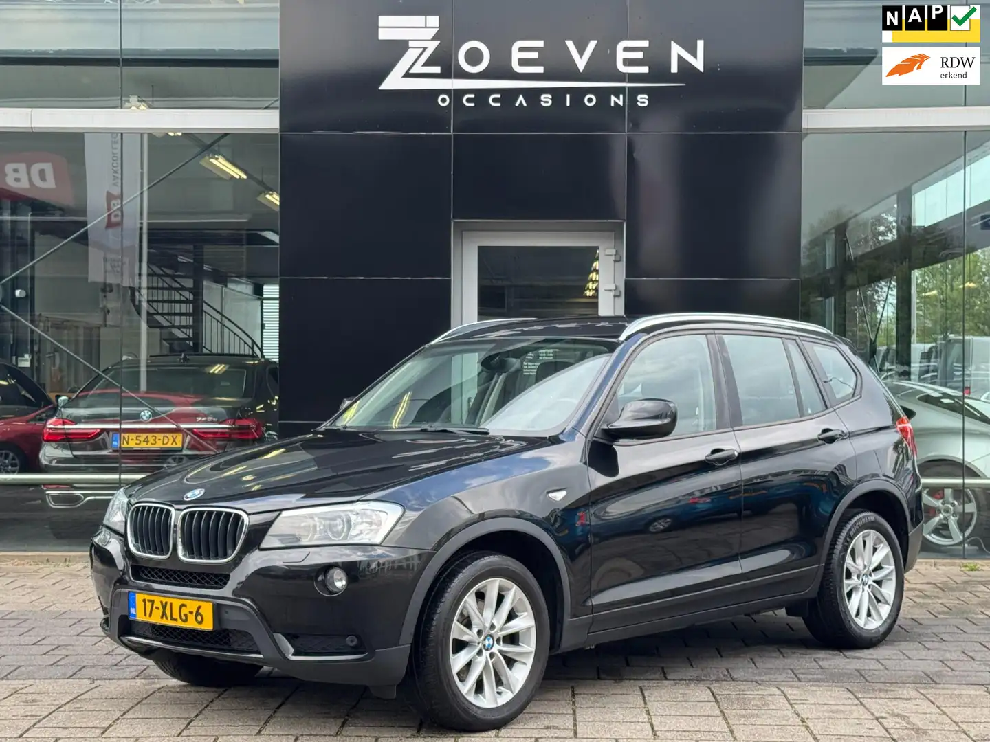 BMW X3 XDrive20d High Executive/ leder/ xenon Schwarz - 1