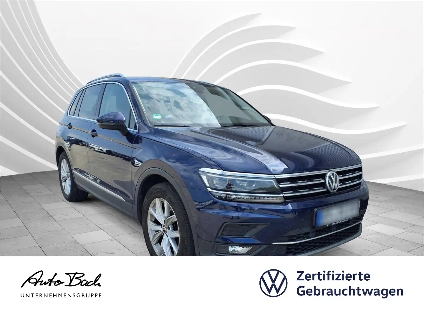 Volkswagen Tiguan 1.5 TSI DSG Highline, Navi, LED, Panorama Blauw - 1
