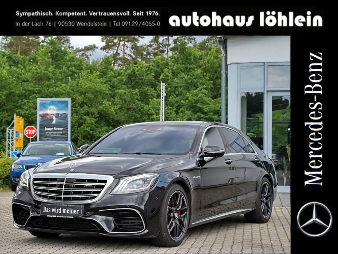Mercedes-Benz S 63 AMG S 63 4M L AMG AIRM+PANO-MSKY+HUD+BURM+STHZG+360° Schwarz - 1