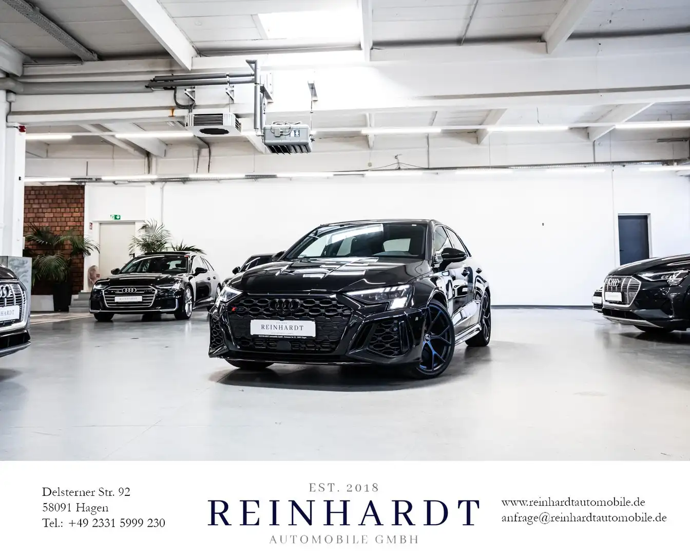 Audi RS3 SPORTBACK ALL-BLACK/ACC/PANO/KERAMIK/290KM/H Negro - 1