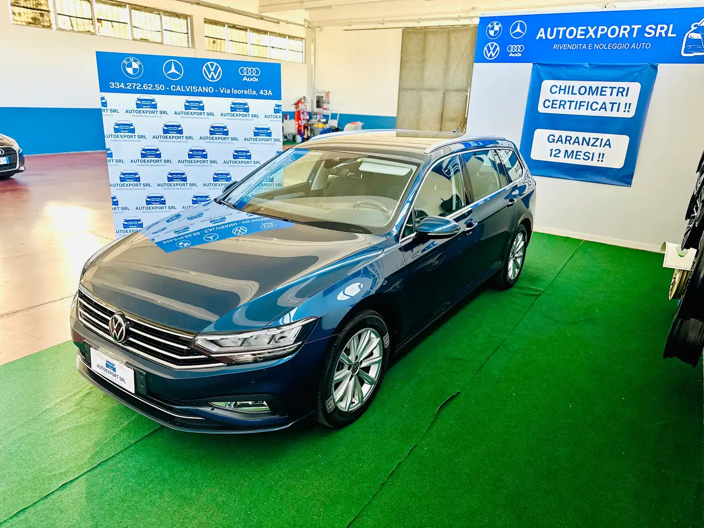 Volkswagen Passat Variant Passat 2019 Variant 2.0 tdi Business 150cv dsg Bleu - 1