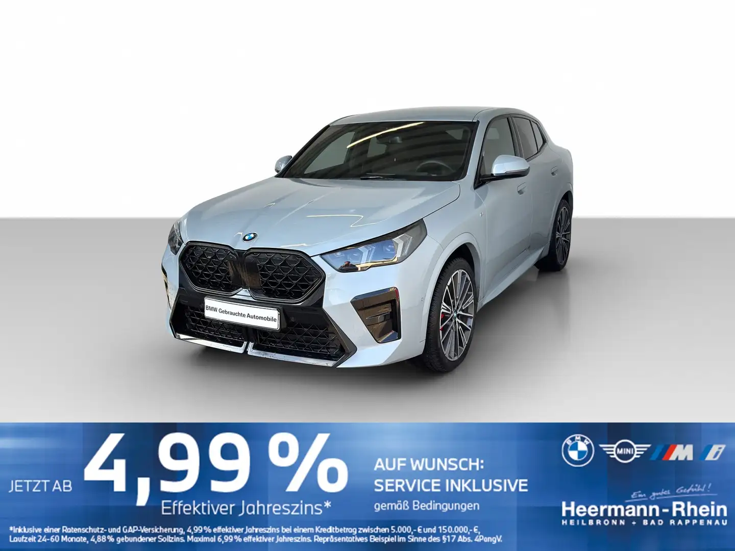 BMW X2 sDrive20iA M Sport Pro LiveCock.HUD.LED.AHK. Grau - 2