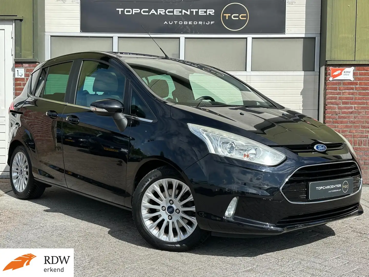 Ford B-Max 1.0 EcoBoost Titanium/PANO/PARKS/CRUISE/APK/NAP Fekete - 1