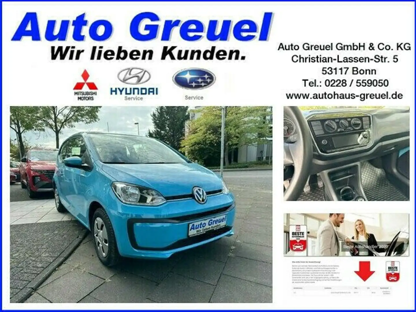 Volkswagen up! move BMT/Start-Stopp Allwetter Blau - 1
