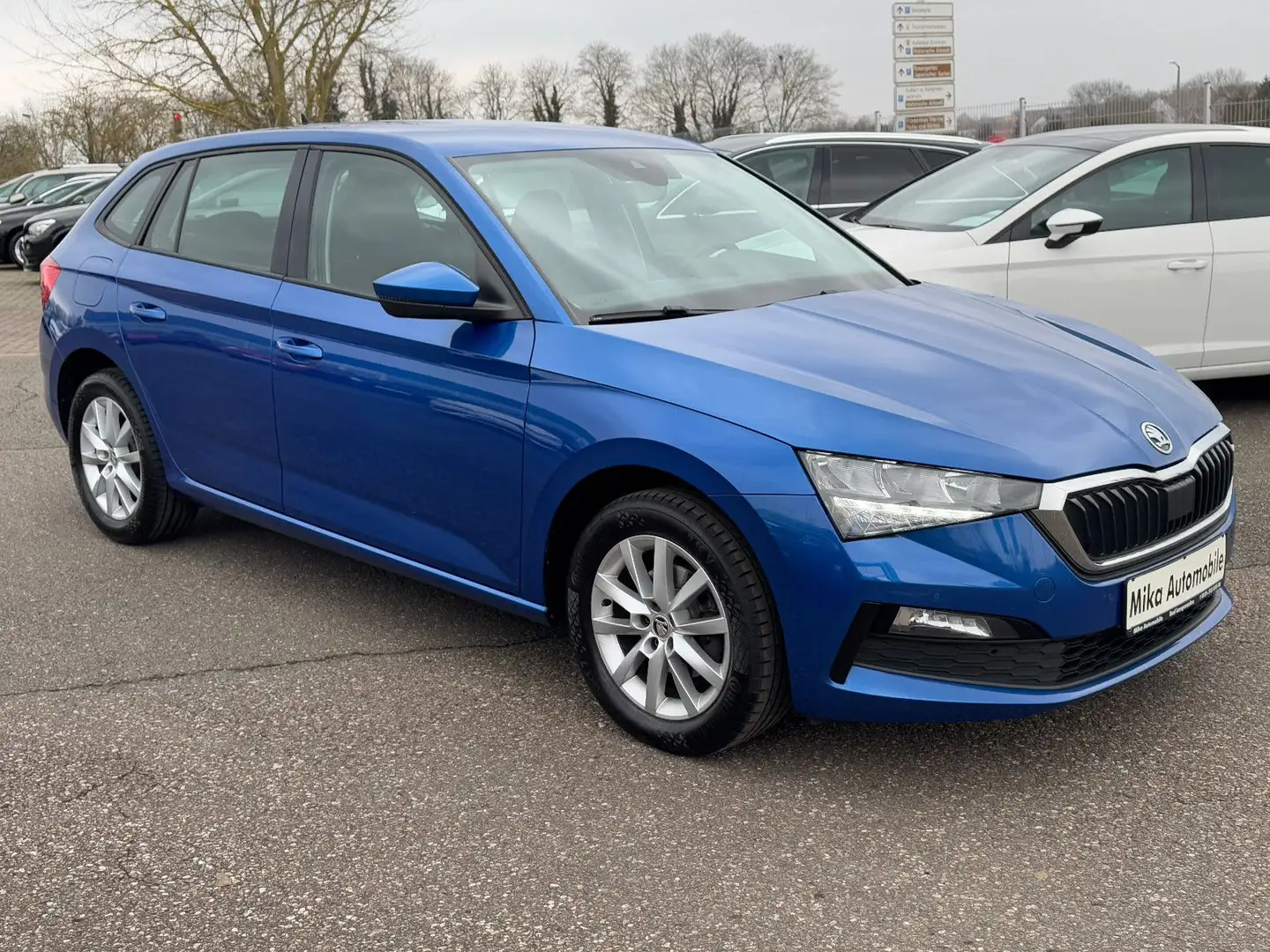 Skoda Scala Ambition Automatik TÜV/HU/NEU Blauw - 2