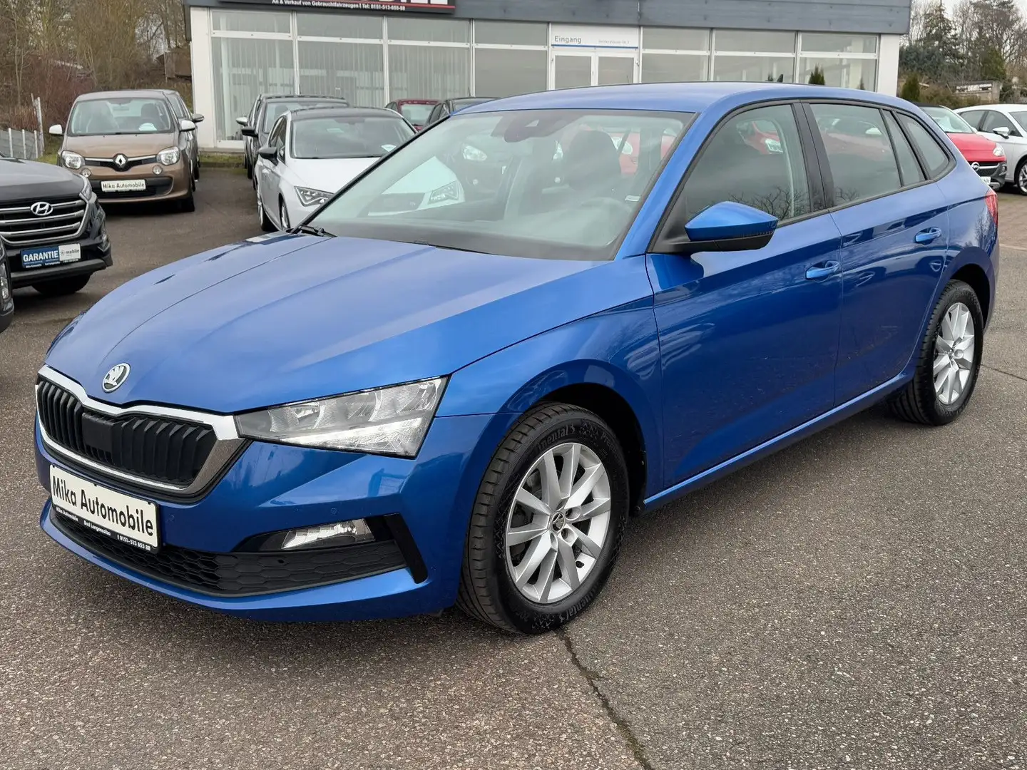 Skoda Scala Ambition Automatik TÜV/HU/NEU Blauw - 1