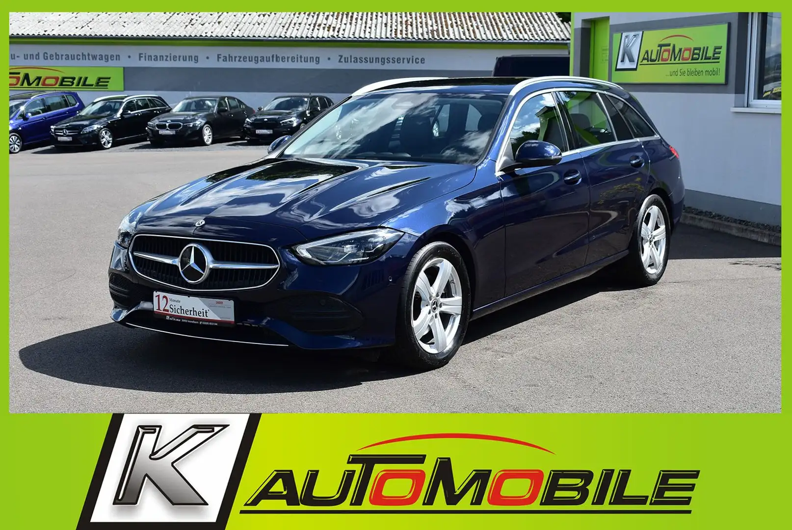 Mercedes-Benz C 220 d T Avantgarde LED+Kamera+Leder+Navi+ACC Azul - 1