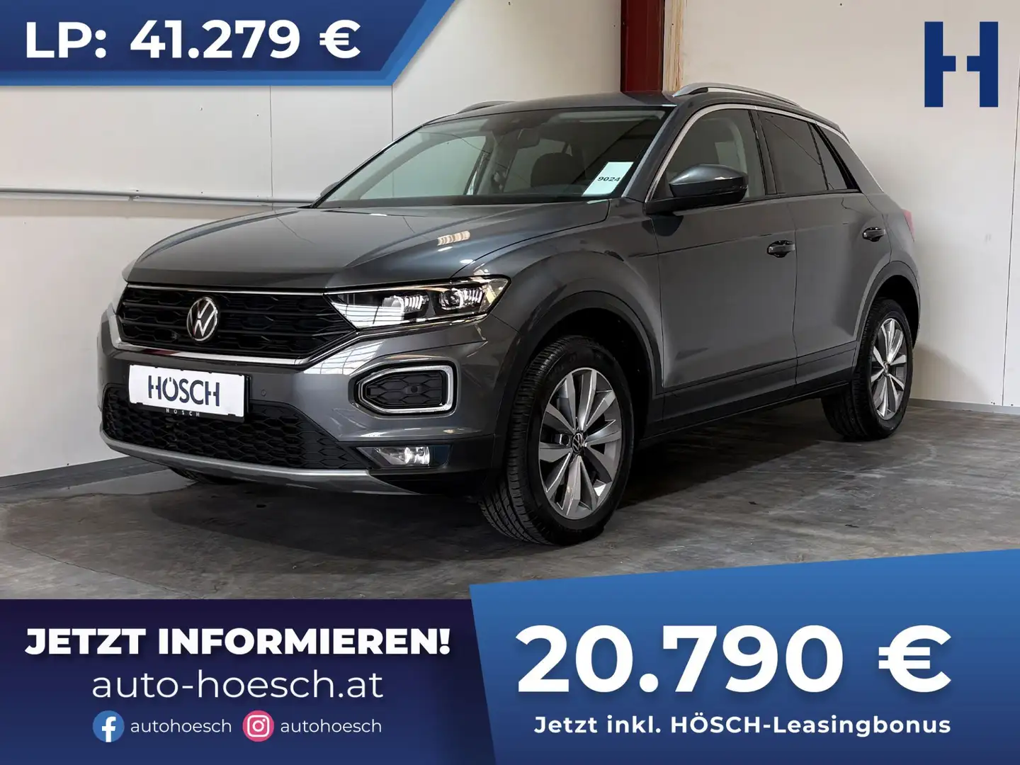 Volkswagen T-Roc Design TSI Aut. ASSISTENZ WINTER KAMERA ++ Grau - 1