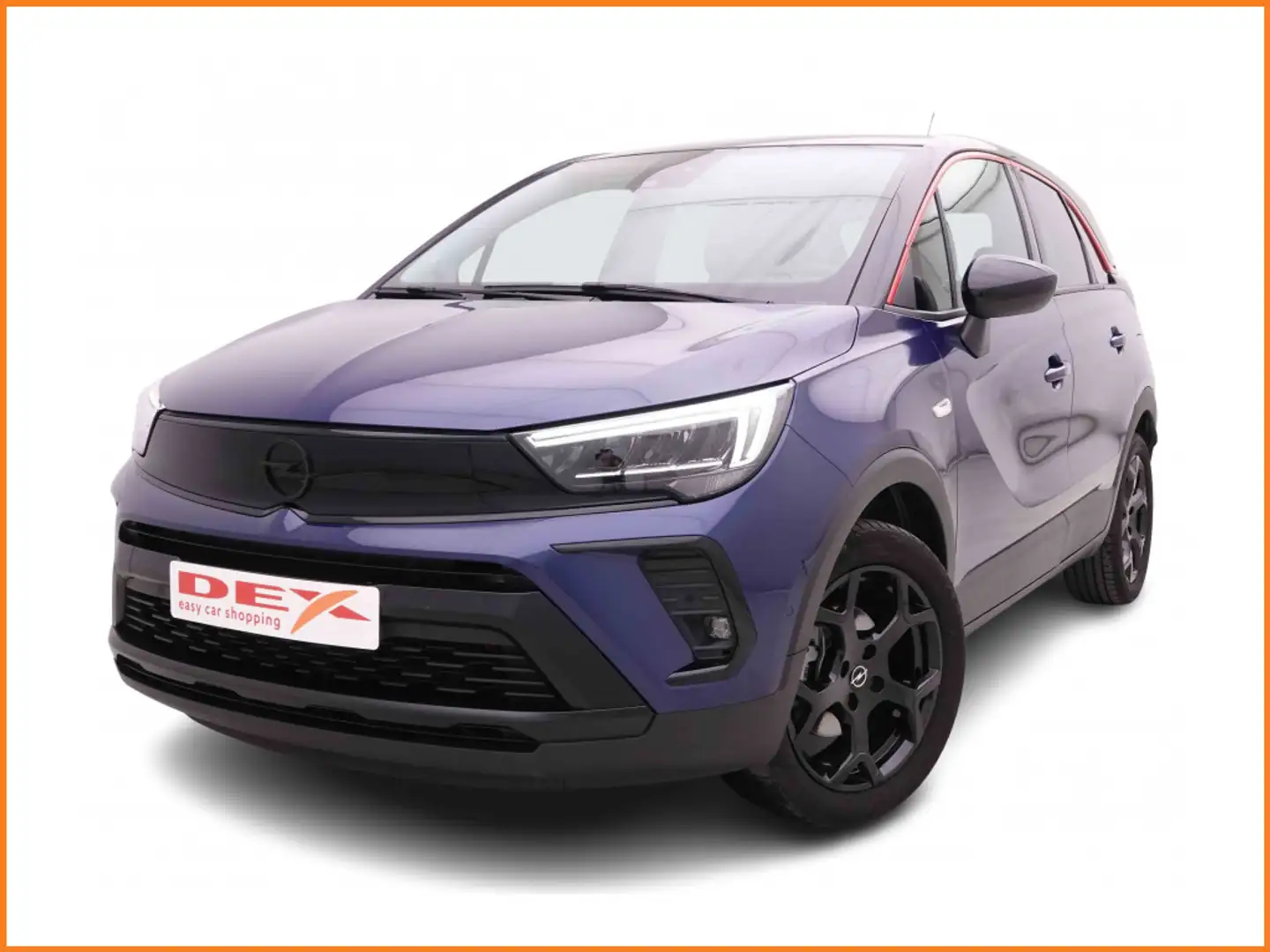 Opel Crossland 1.2 T 110 GS Line + GPS + Camera + LED Lights Blauw - 1