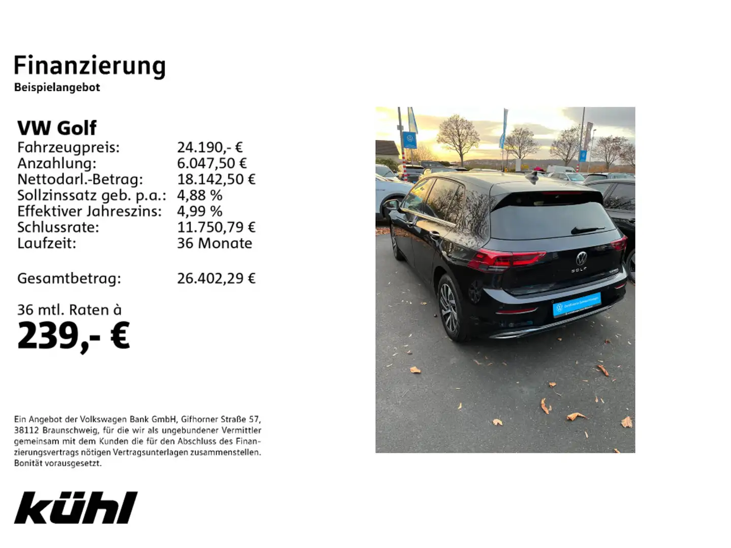 Volkswagen Golf VIII 1.4 TSI DSG eHybrid Style Noir - 2