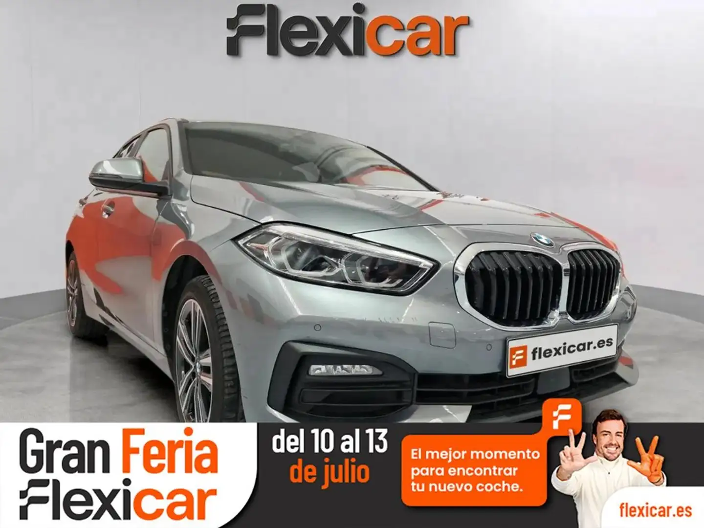 BMW 118 118d Gris - 1