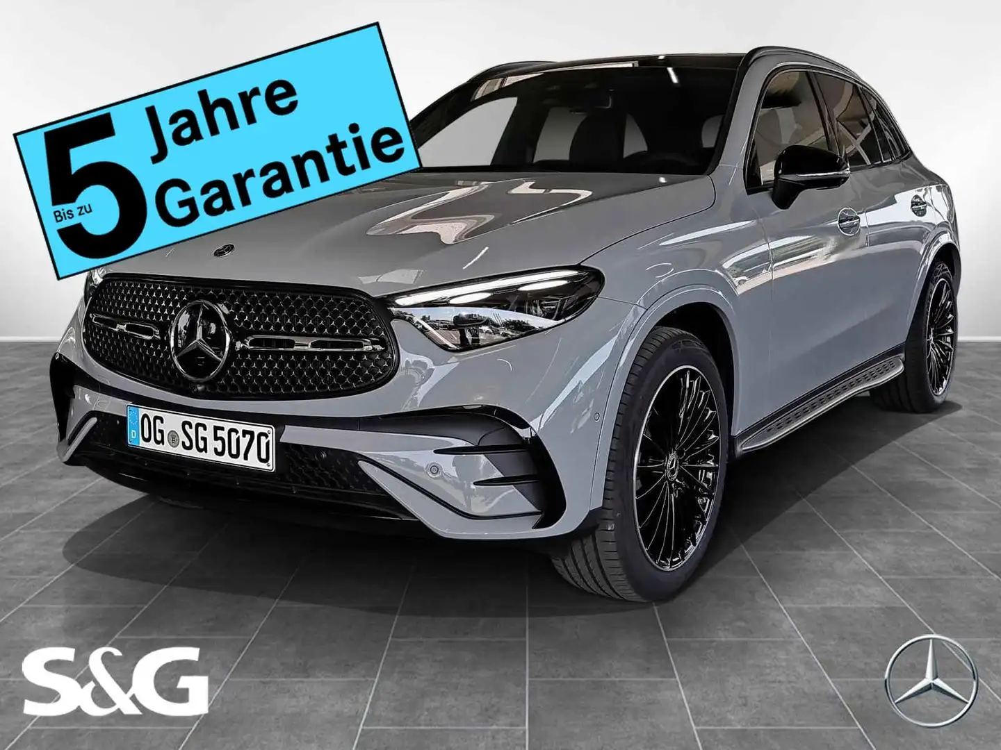 Mercedes-Benz GLC 300 d 4M AMG 360°+DIG-LED+Pano+AHK+Distronic Grau - 1