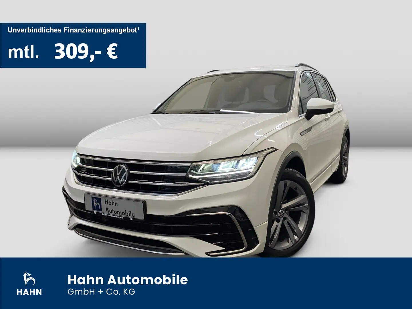 Volkswagen Tiguan 2.0 TDI DSG R-Line Kamera ACC AHK LED Weiß - 1