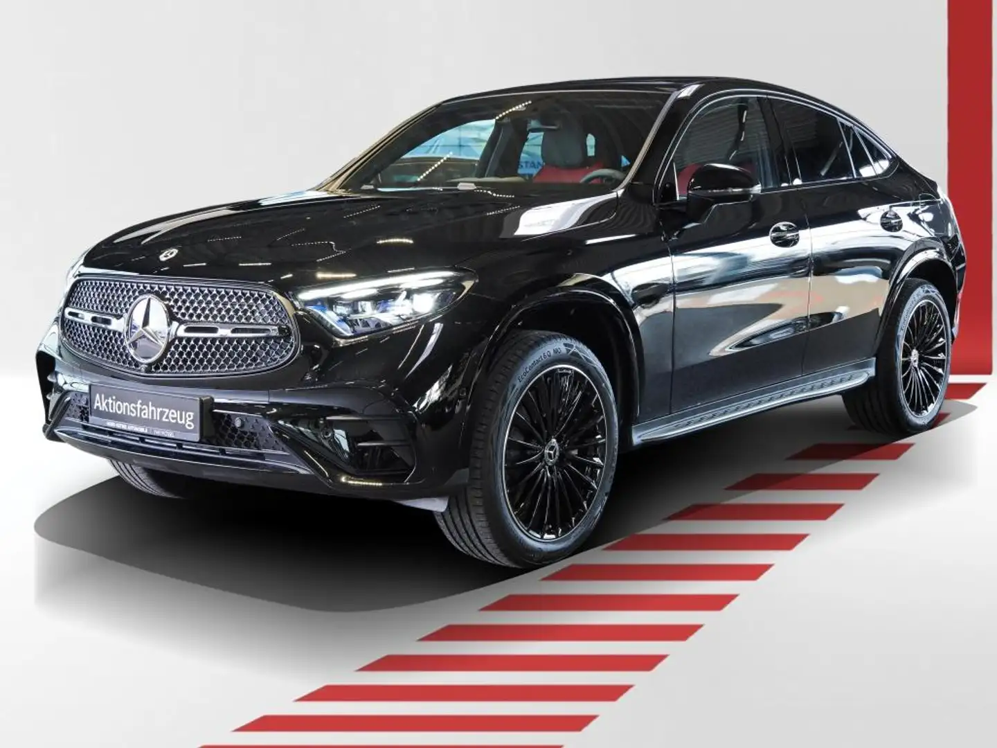 Mercedes-Benz GLC 300 de 4m AMG NIGHT AHK BURMESTER DISTR 20-Z Schwarz - 1
