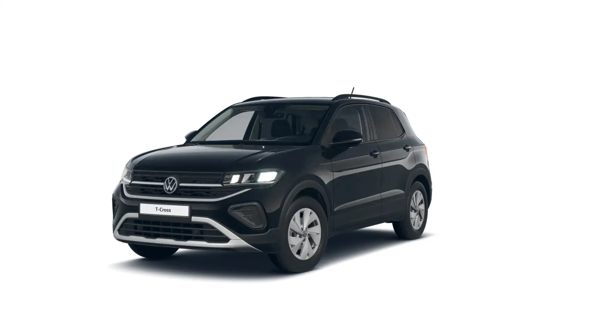 Volkswagen T-Cross 1.0 TSI LIFE LED+NAVI+ACC+SHZ+PDC+RFK+VC Schwarz - 2