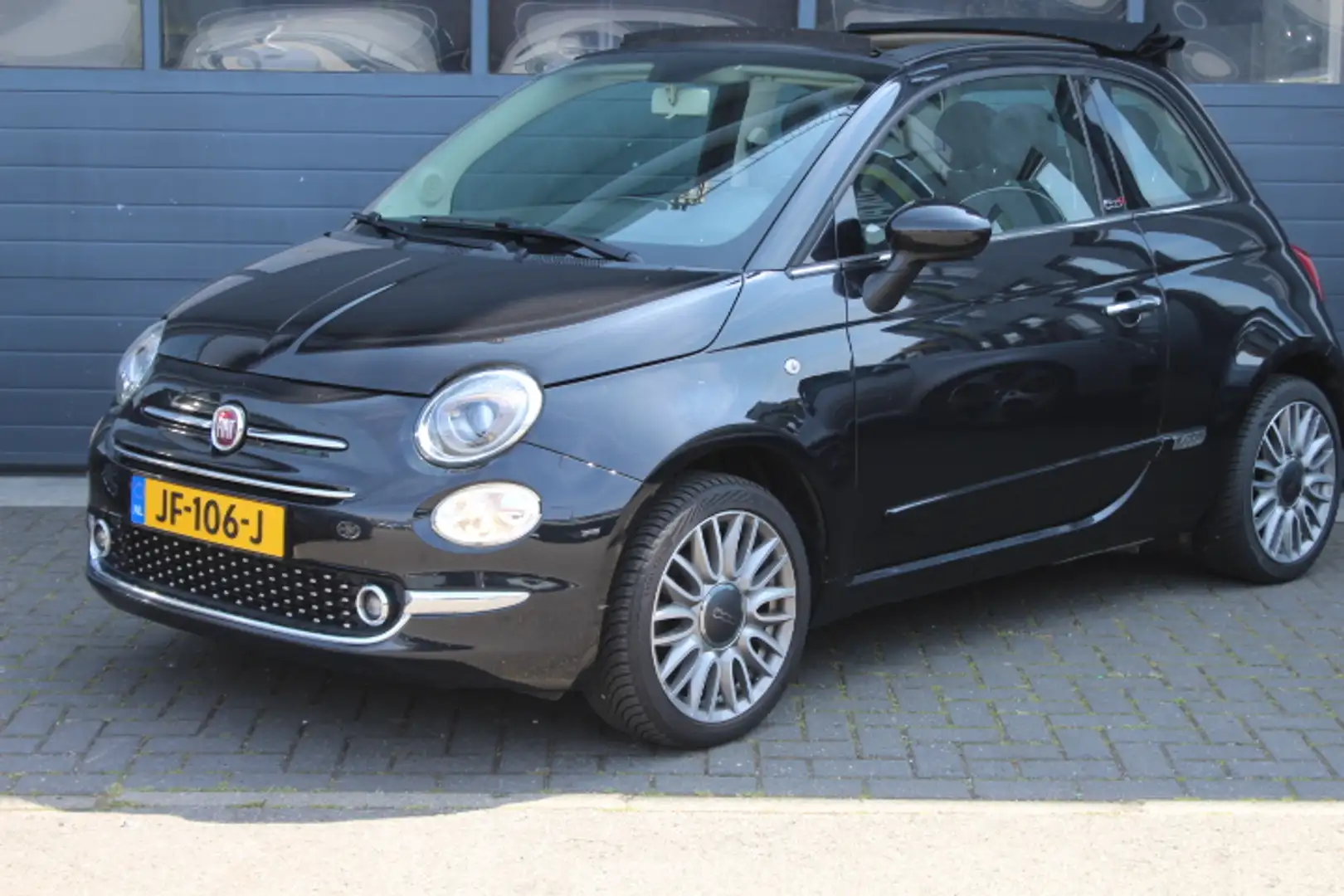 Fiat 500C 0.9 TwinAir Turbo Lounge Airco, PDC, LM Velgen Con Noir - 1