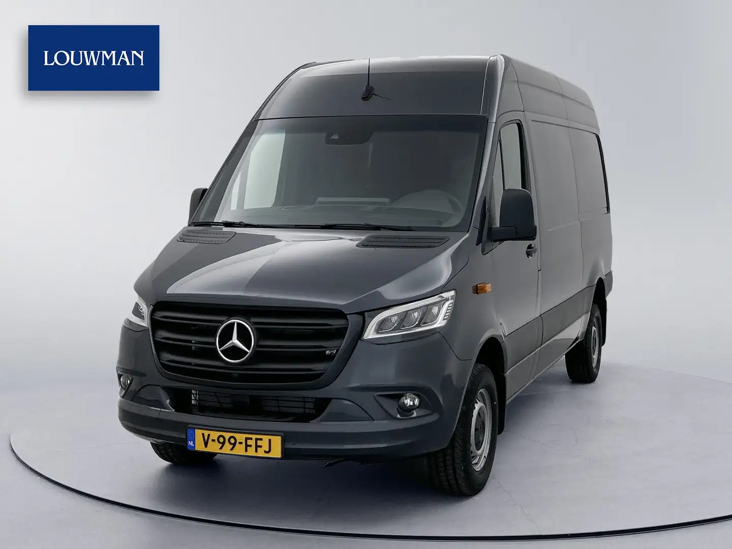 Mercedes-Benz Sprinter 319 1.9 CDI L2H2 Adaptieve cruise 360camera Widesc Grijs - 2