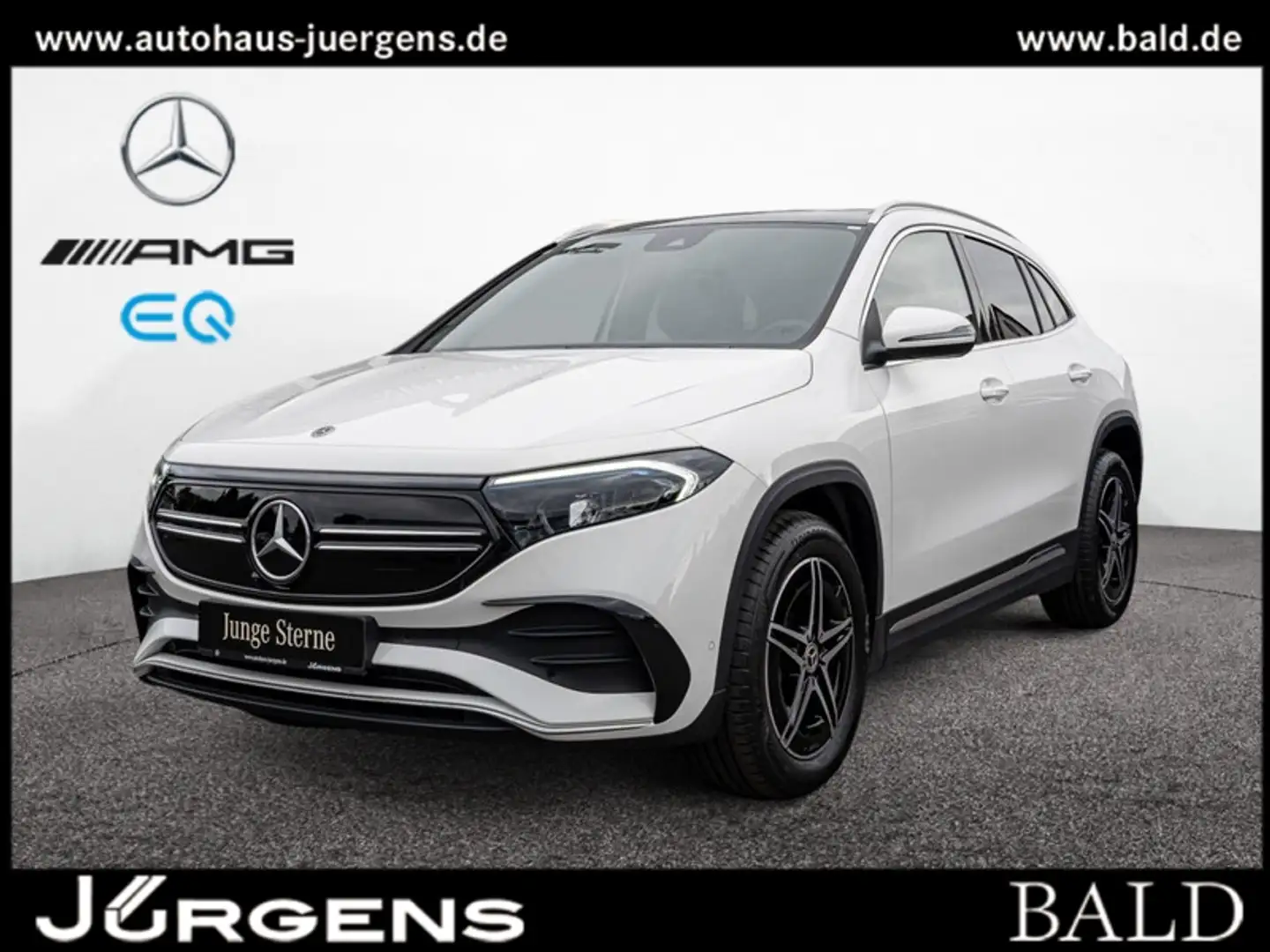 Mercedes-Benz EQA 250 + AMG-Sport/LED/Cam/Pano/SHZ/Totw/18' Weiß - 2