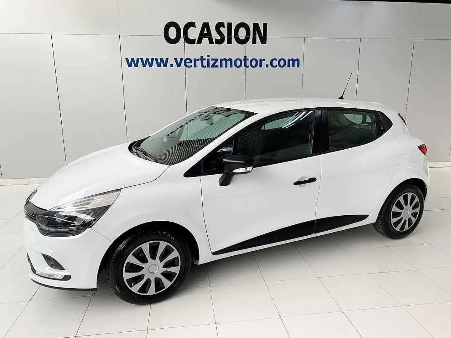 Renault Clio (PEGATINA ECO) Blanco - 1