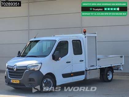 Renault Master 145PK Open Laadbak Dubbellucht 3,5t Trekhaak DC Du