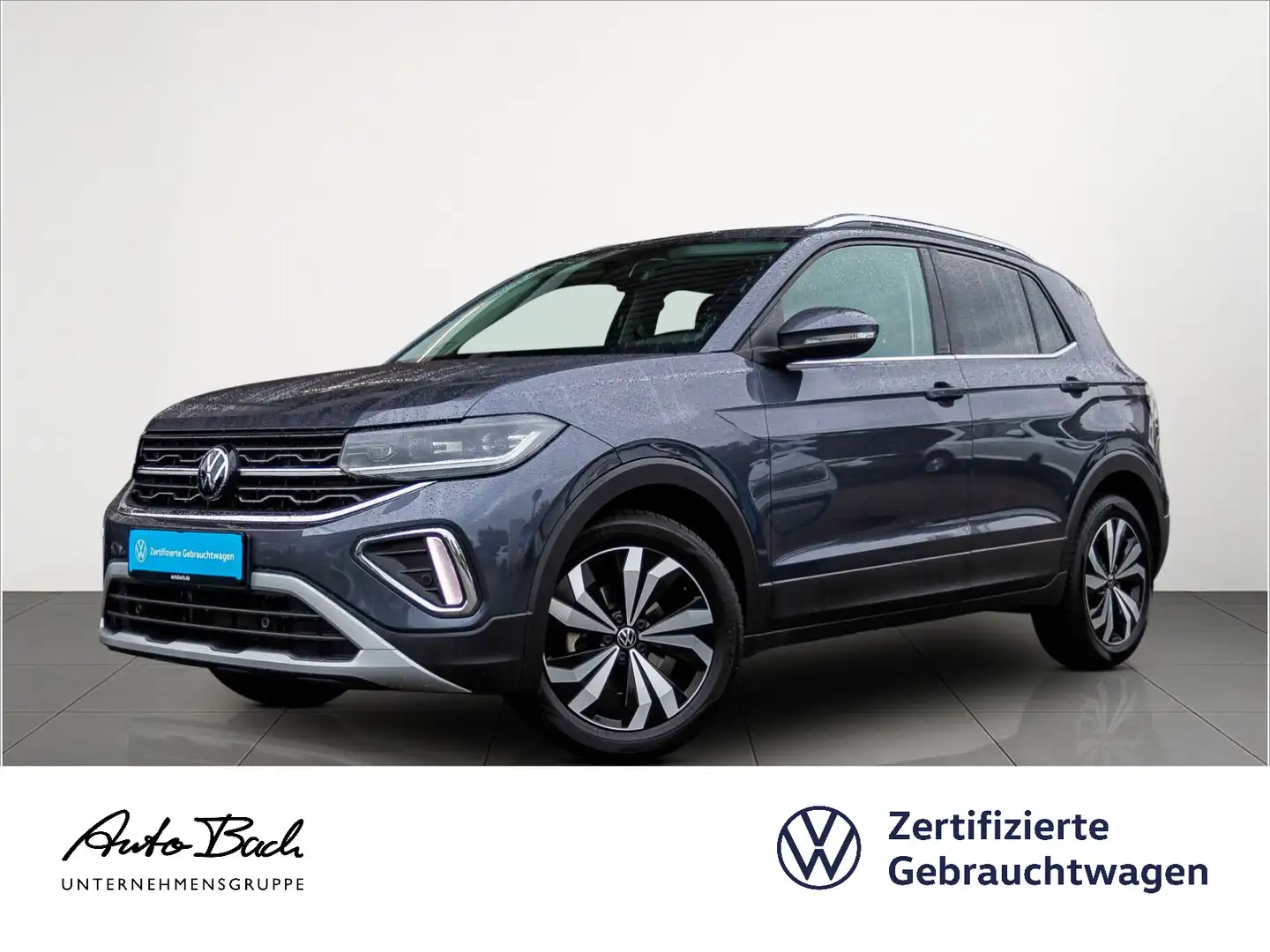 Volkswagen T-Cross 1.0 TSI DSG Style, Navi, LED-Matrix, App Gris - 1