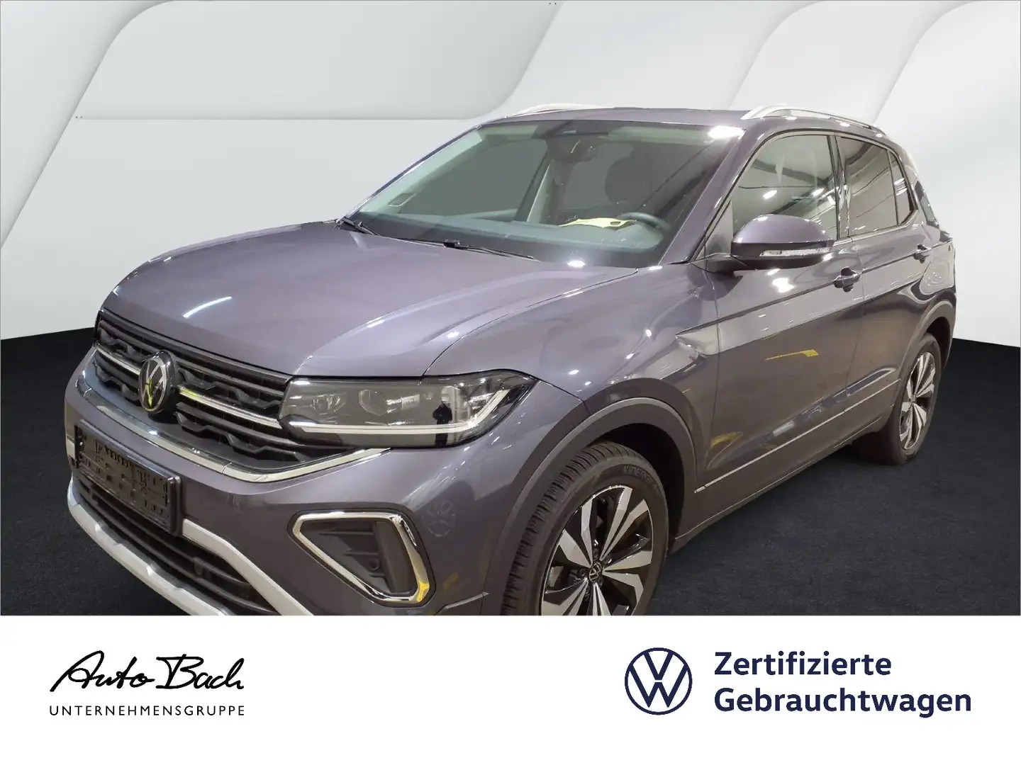 Volkswagen T-Cross 1.0 TSI DSG Style, Navi, LED-Matrix, App Grau - 1