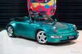 Porsche 964 964 Carrera 2 Cabriolet Turbo Look Usine (TLU) ou WTL | Matching Historique Complet Grün - thumbnail 1