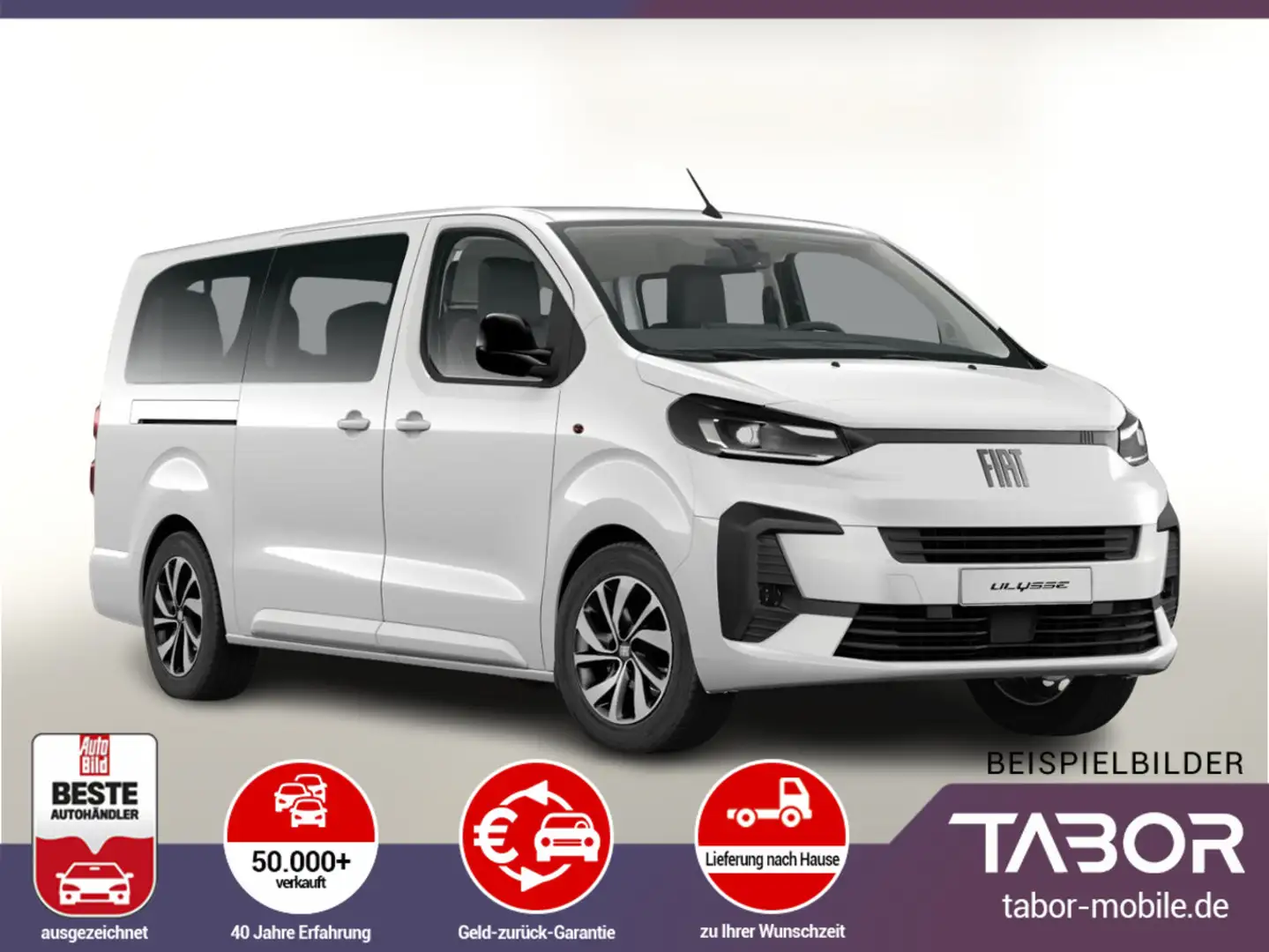 Fiat Ulysse 2.0 BHDi 180 AT XL el.Schieb Nav SHZ PDC Weiß - 1