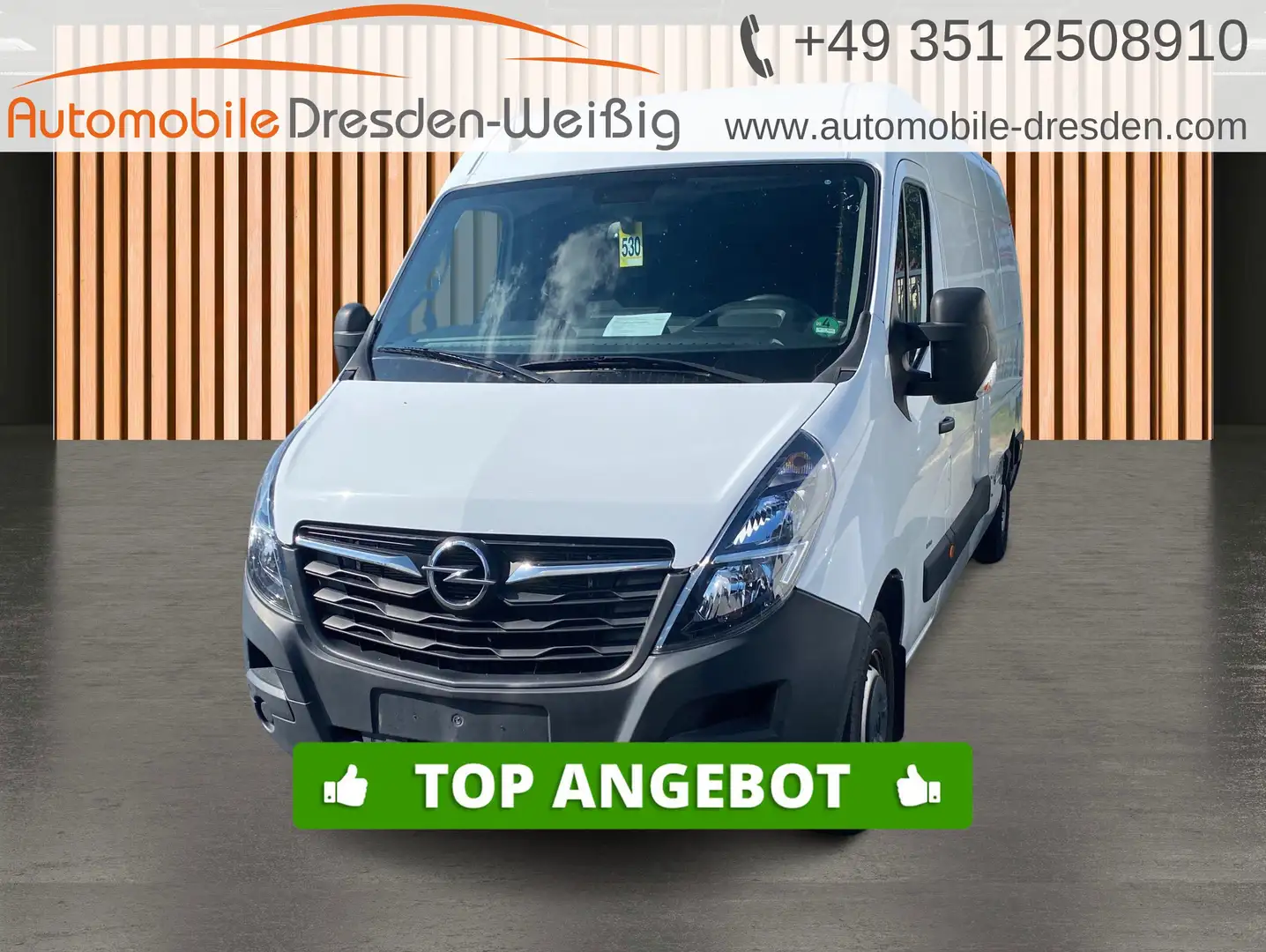 Opel Movano Kasten 2.3D L3H2 Cargo 3,5t*DAB*Kamera* Weiß - 1