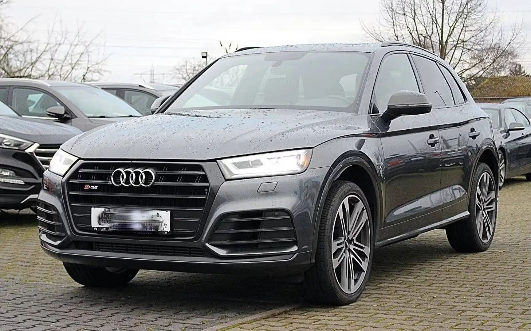 Audi SQ5 3.0 TFSI quattro/PANO/LEDER/NAVI/XENON/RCAM/ Gris - 1