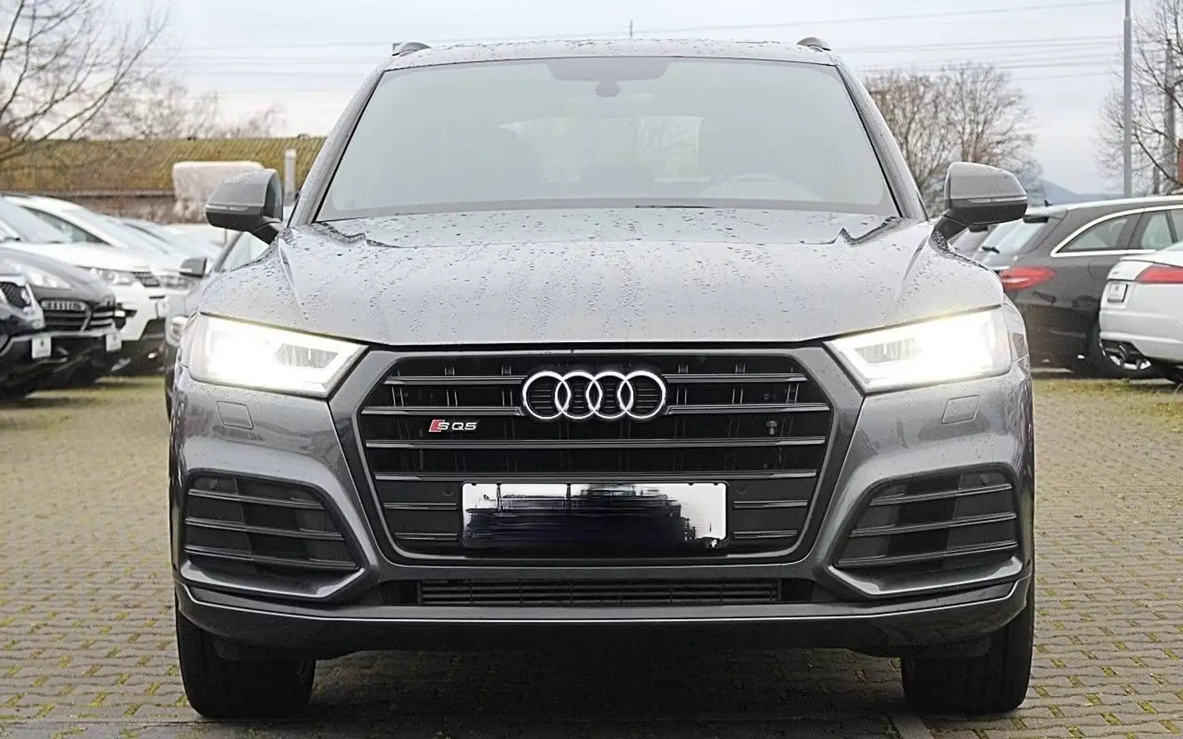 Audi SQ5 3.0 TFSI quattro/PANO/LEDER/NAVI/XENON/RCAM/ Gris - 2