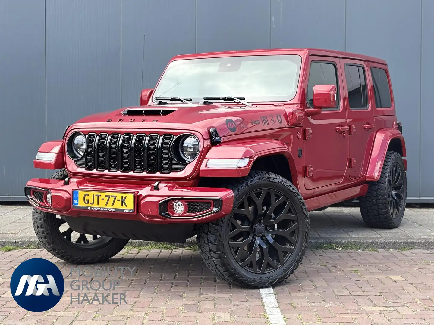Jeep Wrangler BRUTE Rubicon 4xe 380 | 22" | Hard-Top | Custom | Rosso - 1