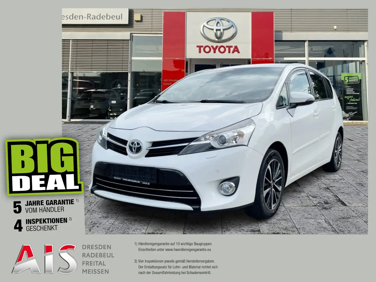 Toyota Verso 1.8 Edition S+ AHK*Dachträger*Navi*KAM*SHZ Biały - 1