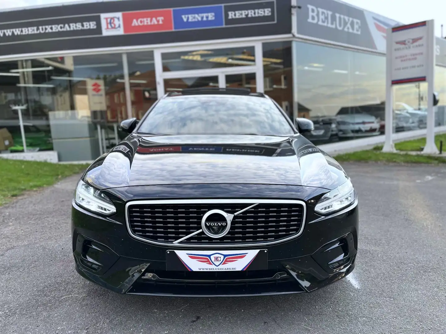 Volvo V90 V90 2.0 D4 AWD R-Design*AUTO*GPS*CUIR*REG*JA Schwarz - 2