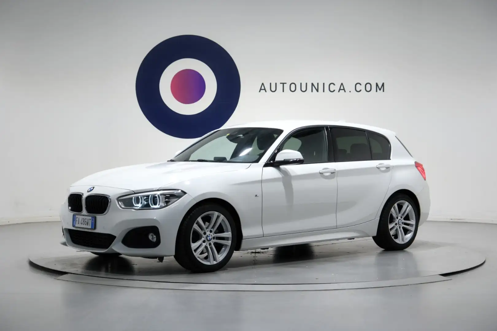BMW 118 D 5 PORTE MSPORT AUTOMATICA FULL LED Blanco - 1
