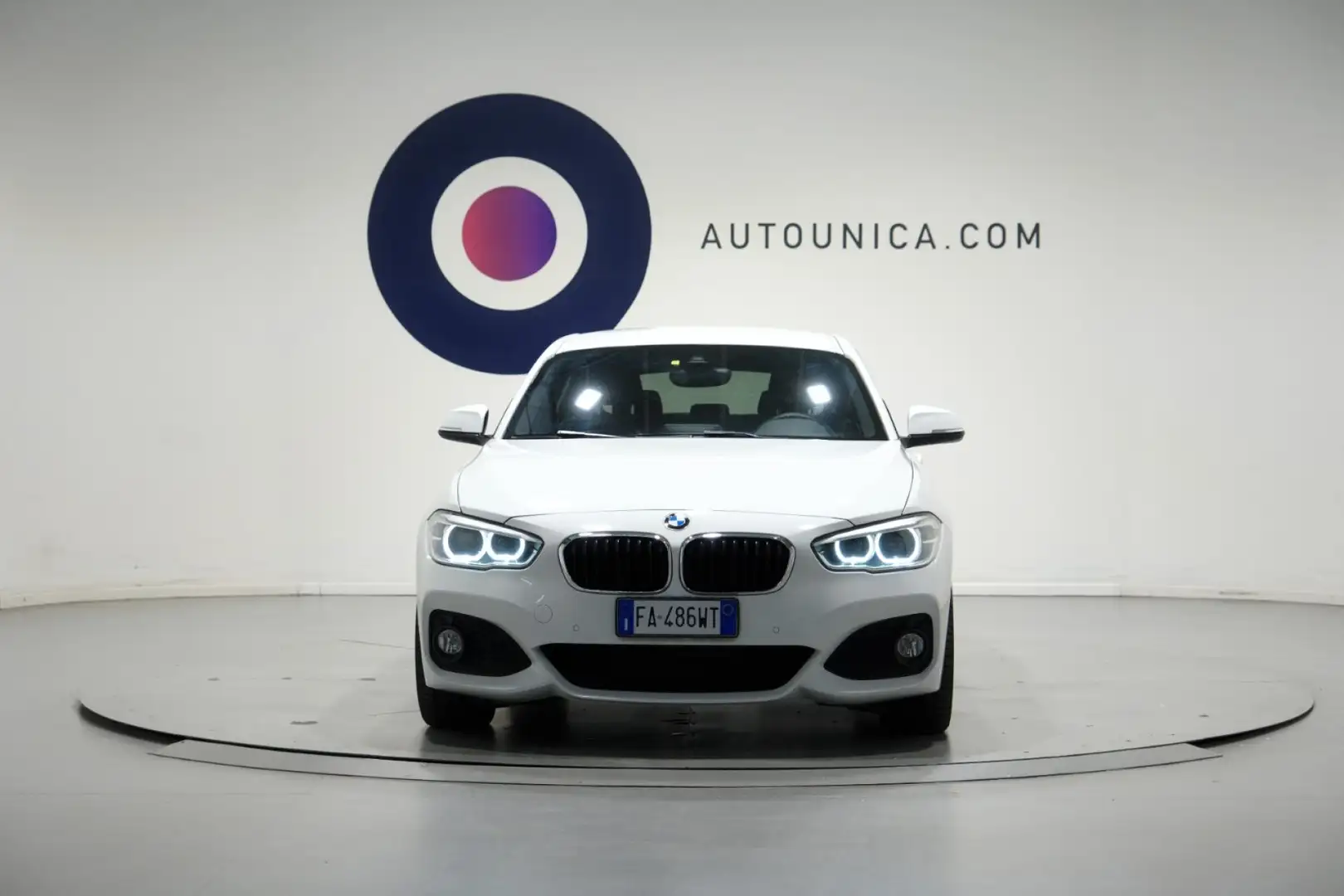 BMW 118 D 5 PORTE MSPORT AUTOMATICA FULL LED Blanco - 2
