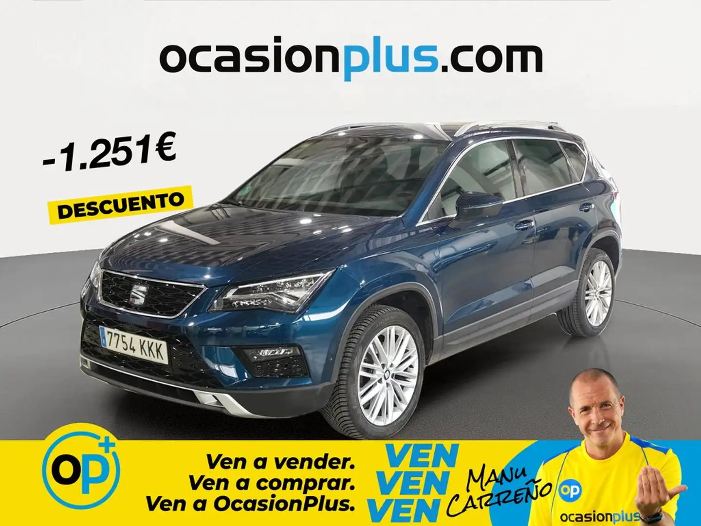 SEAT Ateca 1.4 EcoTSI S&S Xcellence Azul - 1