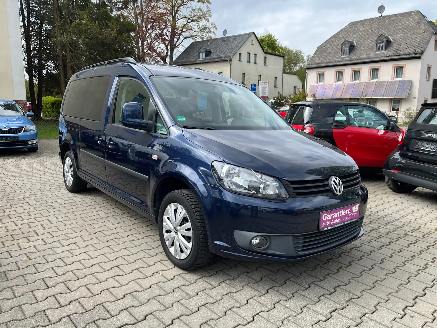 Volkswagen Caddy Maxi Trendline / 7-Sitze / 2x Schiebetür / AHK Albastru - 2