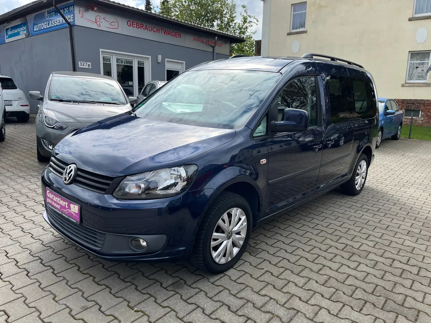 Volkswagen Caddy Maxi Trendline / 7-Sitze / 2x Schiebetür / AHK Blau - 1