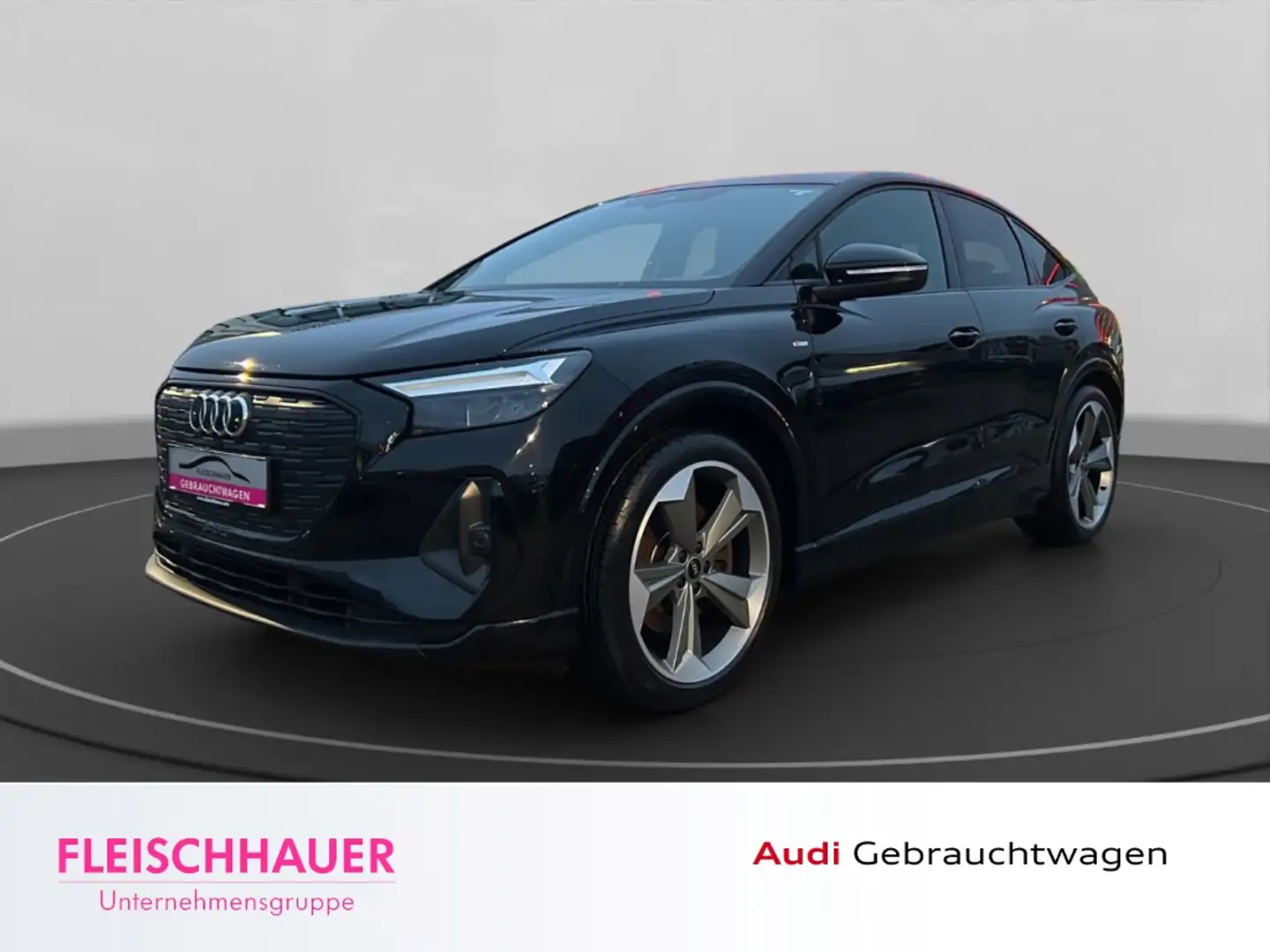 Audi Q4 e-tron Sportback 40+LED+ACC+PANORAMAD+KLIMAAUT+SHZ Schwarz - 1