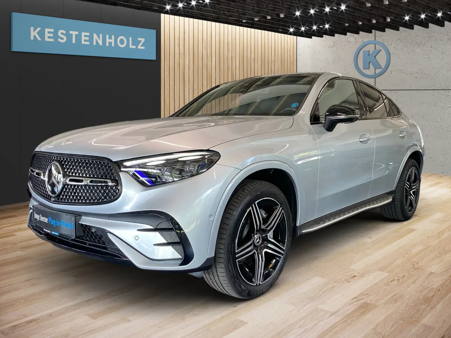 Mercedes-Benz GLC 300 GLC 300 de 4M Coupé *AMG*NIGHT*MEMO*AHK*PANO*SHZ Silber - 1