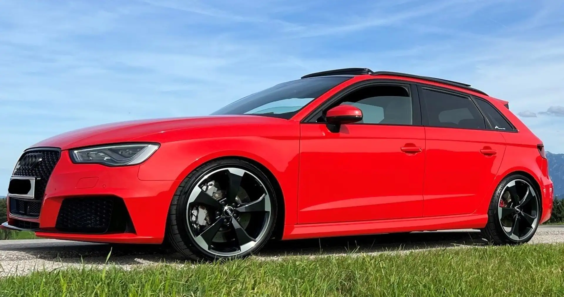 Audi RS3 RS3 Keramikbremse SCHALE VOLL Kırmızı - 2