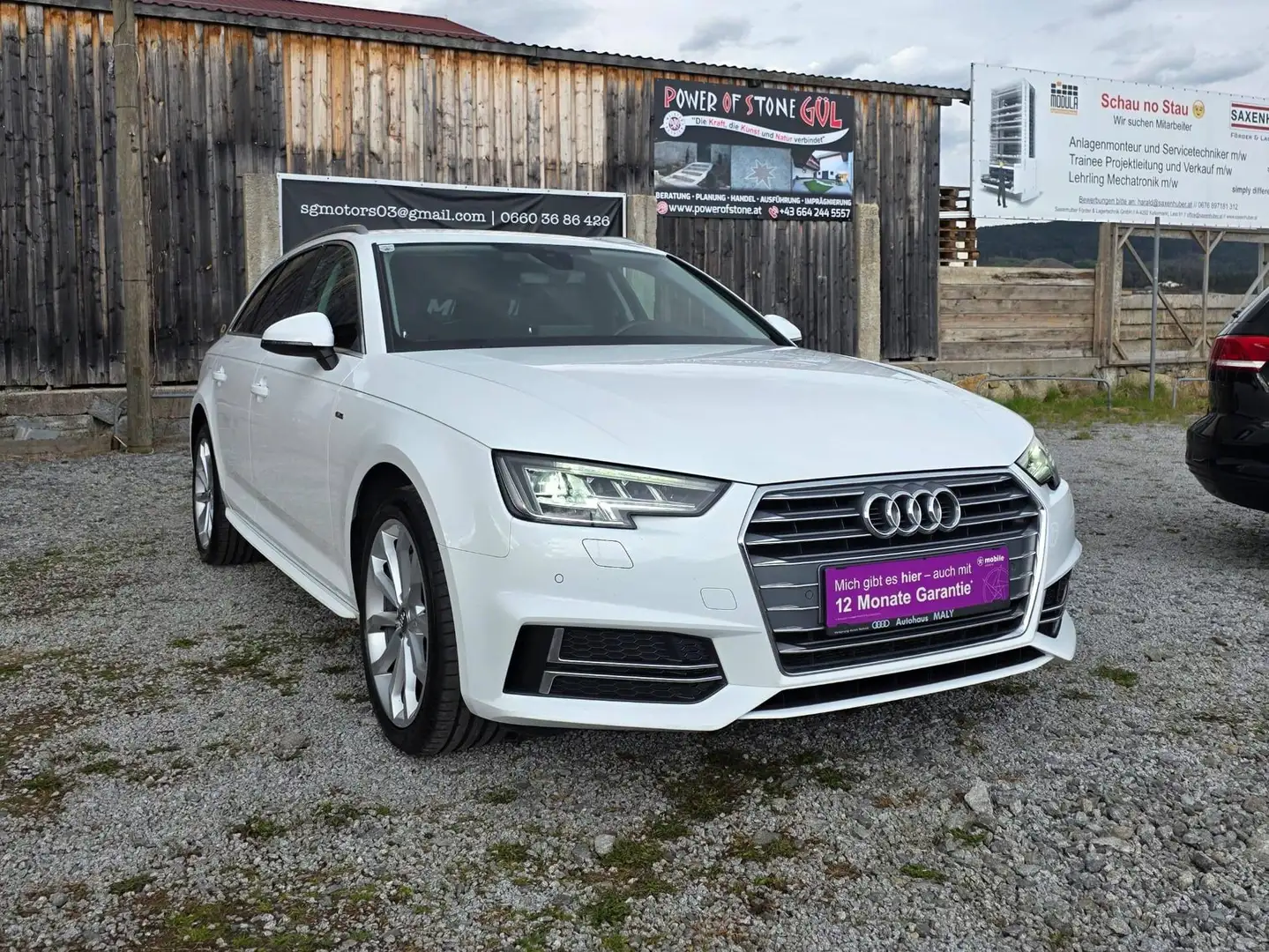 Audi A4 1 JAHR GEWÄHRLEISTUNG Weiß - 2