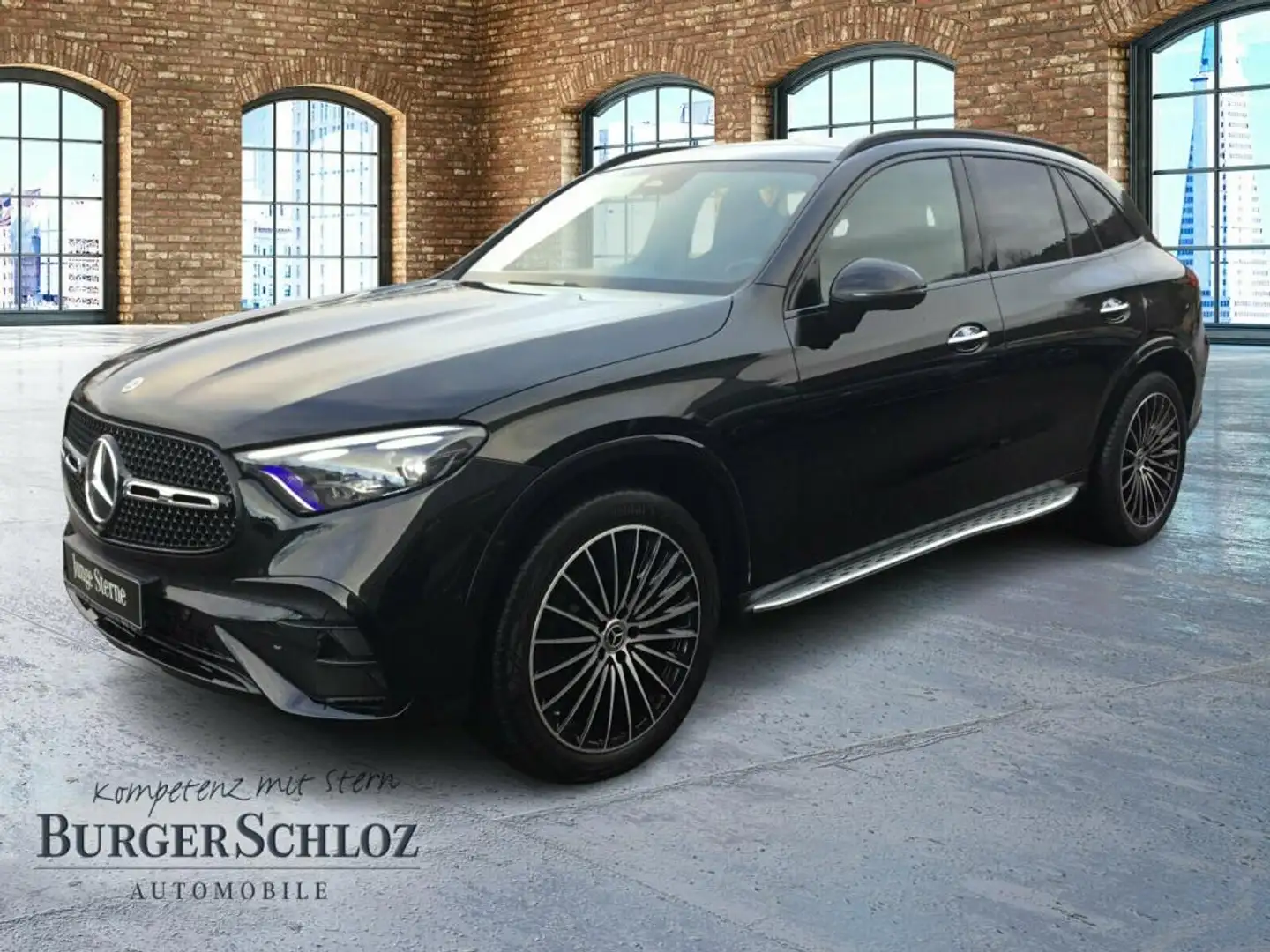 Mercedes-Benz GLC 220 d 4M AMG 360 ACC AHK AUT Akustikglas HUD Schwarz - 1