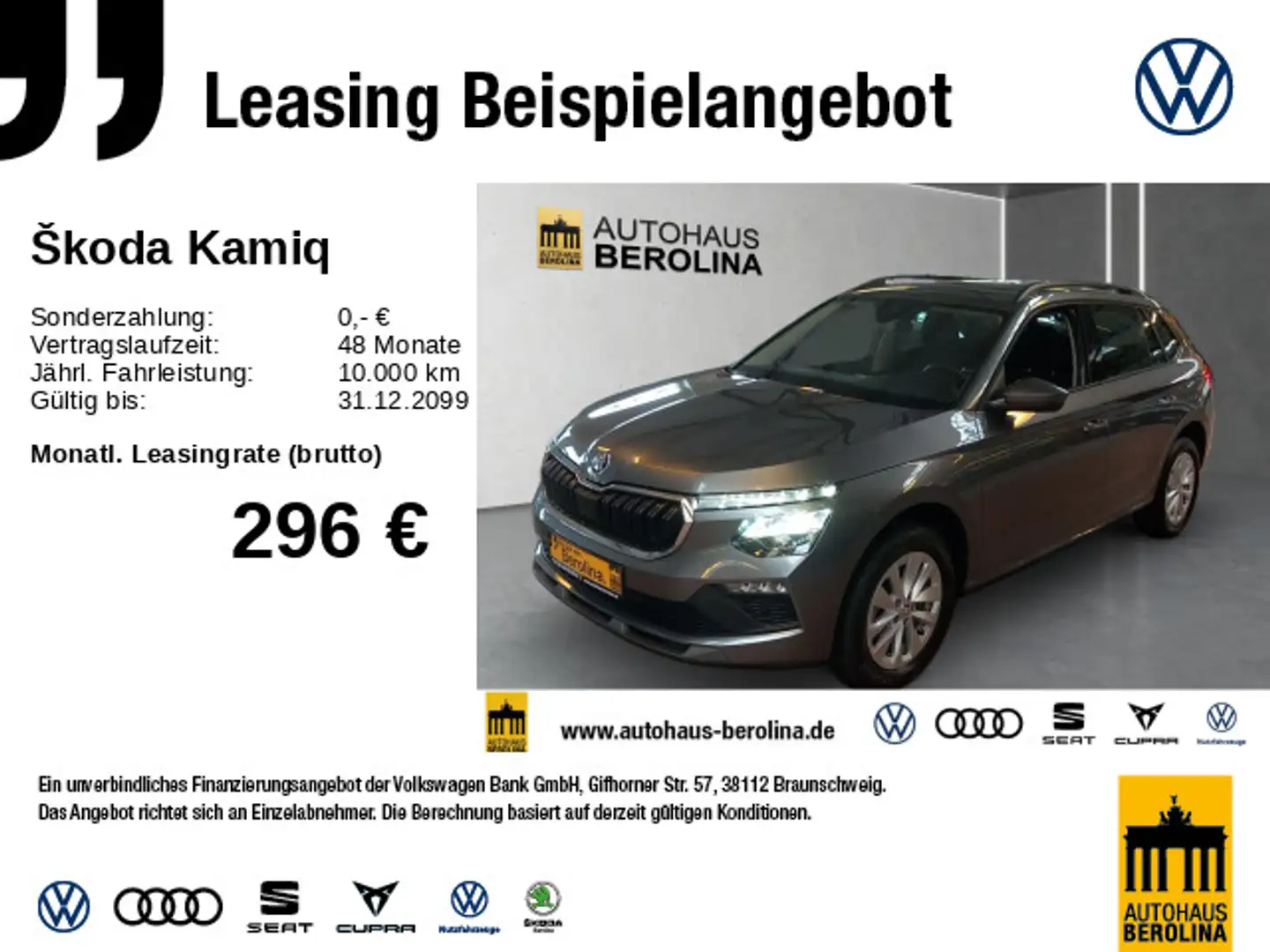 Skoda Kamiq 1.0 TSI Selection DSG *R-CAM*PDC*GRA*SHZ* Grijs - 1