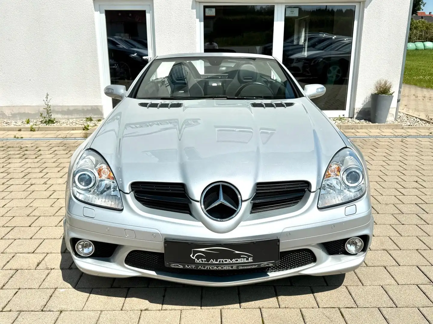 Mercedes-Benz SLK 55 AMG *NAVI*SHZ*KLIMA*TEMPOMAT*HARMAN-K.*AIR Argent - 2