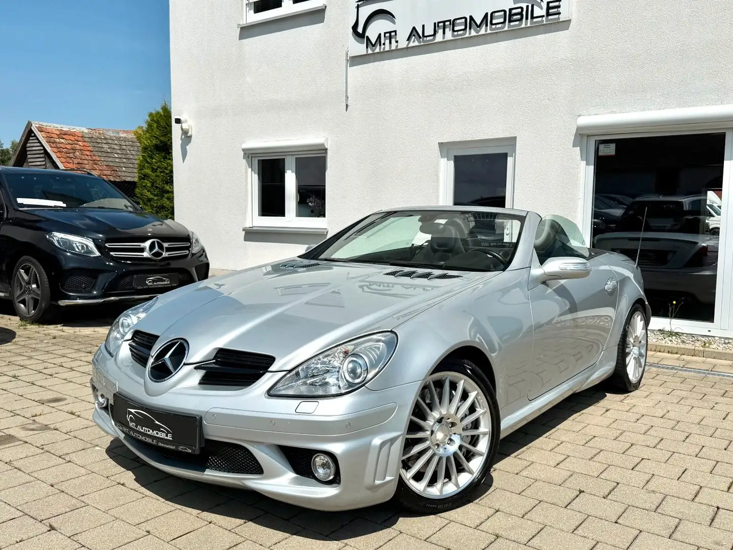 Mercedes-Benz SLK 55 AMG *NAVI*SHZ*KLIMA*TEMPOMAT*HARMAN-K.*AIR Argent - 1
